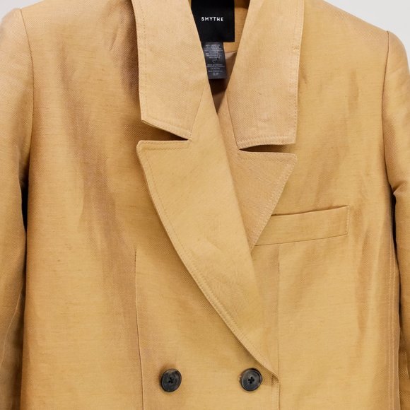 Smythe Tan Double-Breasted Blazer - Picture 3 of 10
